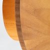Nowoczesny drewniany okrągły kinkiet LED 8W CLEAN QN-CLEAN-LED-WB-25-TEAK